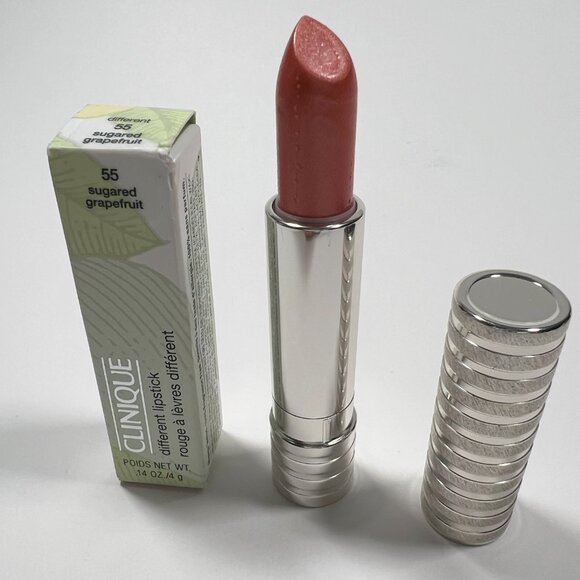 Clinique Different Lipstick Shade 55 Sugared Grapefruit Full Regular Size - Picture 1 of 5